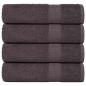 Preview: Duschtücher FROGN 4 Stk. Anthrazit 70x140 cm 360 g/m²