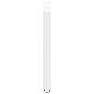 Preview: Esstischbeine U-Form 2 Stk. Weiß 90x(72-73) cm Stahl