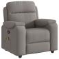 Preview: Massagesessel Taupe Stoff