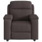 Preview: Massagesessel Dunkelbraun Stoff