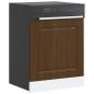 Preview: ARDEBO.de - Geschirrsp?lerblende Kalmar Braun Eichen-Optik 60x1,5x57 cm