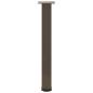 Preview: Konsolentischbeine 4 Stk. Naturstahl 72-74 cm Stahl