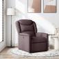 Preview: ARDEBO.de - Relaxsessel Dunkelbraun Stoff