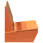 Preview: Gartenst?hle 2 Stk. Wachsbraun 60x64x70,5 cm Massivholz Kiefer