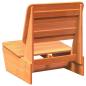Preview: Gartenst?hle 2 Stk. Wachsbraun 60x64x70,5 cm Massivholz Kiefer