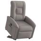 Preview: Relaxsessel mit Aufstehhilfe Elektrisch Taupe Stoff