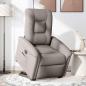Preview: Relaxsessel mit Aufstehhilfe Elektrisch Taupe Stoff