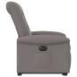 Preview: Relaxsessel mit Aufstehhilfe Elektrisch Taupe Stoff