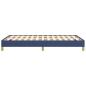 Preview: Bettgestell ohne Matratze Blau 120x190 cm Stoff