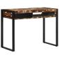 Preview: ARDEBO.de - Schreibtisch Mehrfarbig 100x50x75 cm Massivholz Altholz