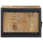 Preview: Nachttische 2 Stk. 40x35x25 cm Raues Mango-Massivholz