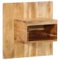 Preview: ARDEBO.de - Nachttisch 50x27x50 cm Massivholz Akazie