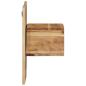 Preview: Nachttisch 50x27x50 cm Massivholz Akazie