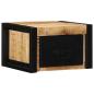 Preview: Nachttisch 40x35x25 cm Raues Mango-Massivholz