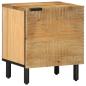 Preview: Nachttische 2 Stk. Braun 40x33x46 cm Massivholz Mango