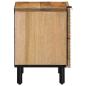 Preview: Nachttische 2 Stk. Braun 40x33x46 cm Massivholz Mango