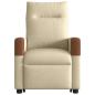 Preview: Relaxsessel mit Aufstehhilfe Creme Stoff