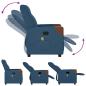 Preview: Massagesessel Blau Stoff