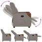 Preview: Relaxsessel Taupe Stoff