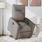Preview: ARDEBO.de - Relaxsessel mit Aufstehhilfe Elektrisch Taupe Stoff