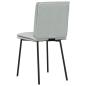 Preview: Esszimmerstühle 4 Stk. Hellgrau Samt