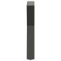 Preview: Couchtischbeine 2 Stk. Anthrazit 38x(42-43,3) cm Stahl