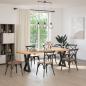 Preview: Esstisch Beine 2 Stk. Schwarz 50x(72-73,3) cm Stahl