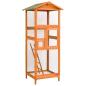 Preview: ARDEBO.de - Vogelkäfig 68x62x166 cm Massivholz Fichte