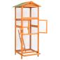 Preview: Vogelkäfig 68x62x166 cm Massivholz Fichte