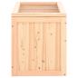 Preview: Hamsterkäfig 60x35,5x42 cm Massivholz Tanne