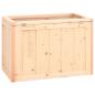 Preview: Hamsterkäfig 60x35,5x42 cm Massivholz Tanne