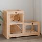 Preview: Hamsterkäfig 81x40x60 cm Massivholz Tanne