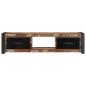 Preview: TV-Schrank 100x30x25 cm Massivholz Altholz