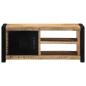 Preview: TV-Schrank 80x30x35 cm Raues Massivholz Mango