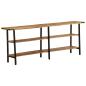 Preview: ARDEBO.de - Konsolentisch 180x35x70 cm Massivholz Mango