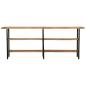 Preview: Konsolentisch 180x35x70 cm Massivholz Mango