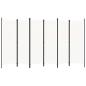 Preview: ARDEBO.de - 6-tlg. Raumteiler Wei? 300x180 cm