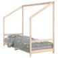 Preview: Kinderbett 80x200 cm Massivholz Kiefer