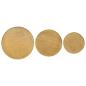 Preview: Couchtisch 3 Stk. Golden Holzwerkstoff