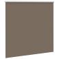 Preview: Verdunkelungsrollo Kaffeebraun 145x150 cm Stoffbreite 141,6 cm