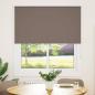 Preview: ARDEBO.de - Verdunkelungsrollo Kaffeebraun 130x130cm Stoffbreite 126,6cm