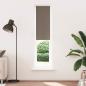 Preview: ARDEBO.de - Verdunkelungsrollo Kaffeebraun 40x230 cm Stoffbreite 35,7 cm