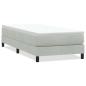Preview: Boxspringbett ohne Matratze Hellgrau 80x220 cm Samt