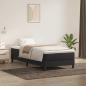 Preview: ARDEBO.de - Boxspringbett ohne Matratze Schwarz 100x220 cm Samt