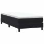 Preview: Boxspringbett ohne Matratze Schwarz 100x220 cm Samt