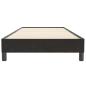 Preview: Boxspringbett ohne Matratze Schwarz 100x220 cm Samt
