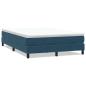 Preview: Boxspringbett ohne Matratze Dunkelblau 140x220 cm Samt