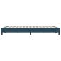 Preview: Boxspringbett ohne Matratze Dunkelblau 140x220 cm Samt
