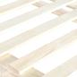 Preview: Palettenbett Massivholz Kiefer 100×200 cm