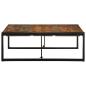 Preview: Couchtisch Mehrfarbig 100x100x35 cm Altholz Massivholz